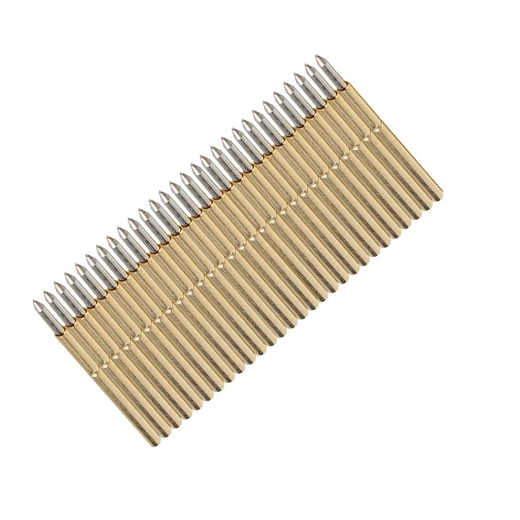 100pcs P50‑J1P50‑B1P75‑B1P75‑E2P100‑E2 Spring Test Probe Round