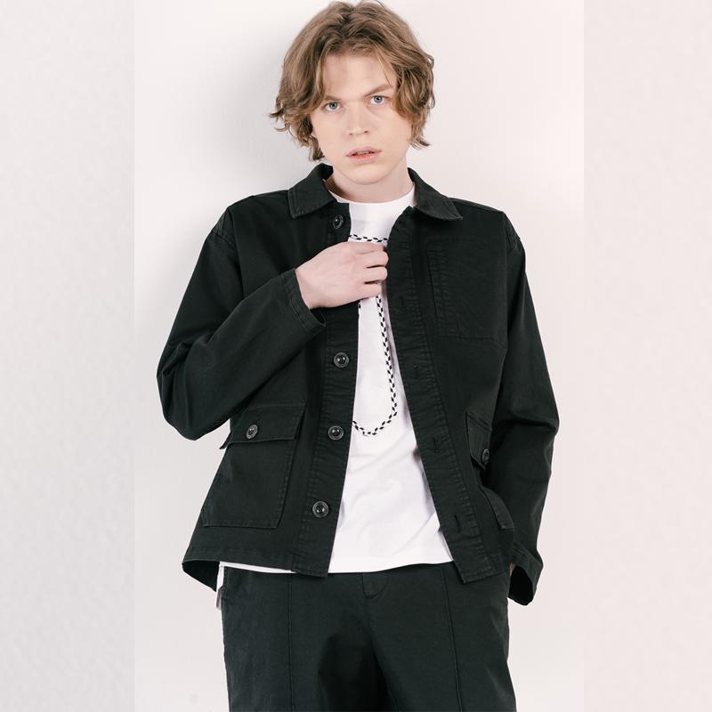 Customus New Two-Pocket Bio Washed Jacket Cxs25Swjk309 Bla
