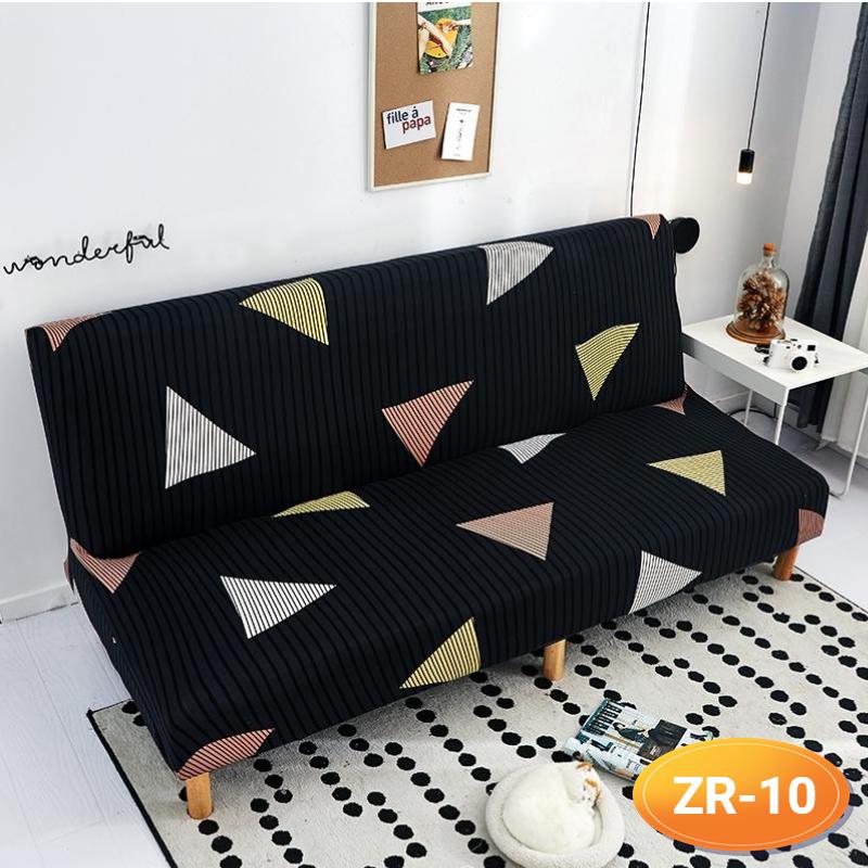Sofa-Bettbezug ohne Armlehne, klappbarer Sofabezug, elastische Sofabezüge für Wohnzimmer, Couchbezüge für Sofas