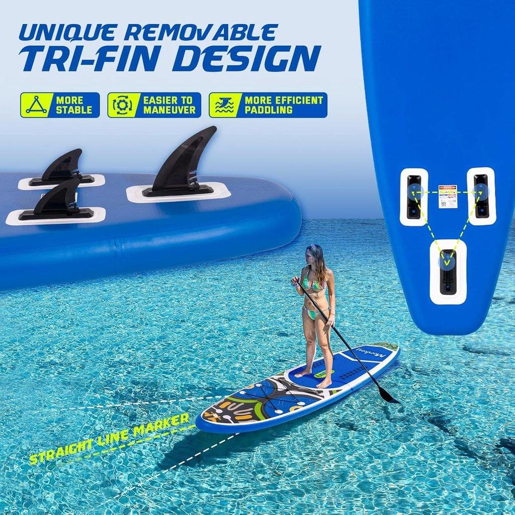 FunWater 320/350cm SUP – para 2 o familia, equipo completo, doble PVC, tabla de paddle surf hinchable apta para principiantes – SUPFR02E