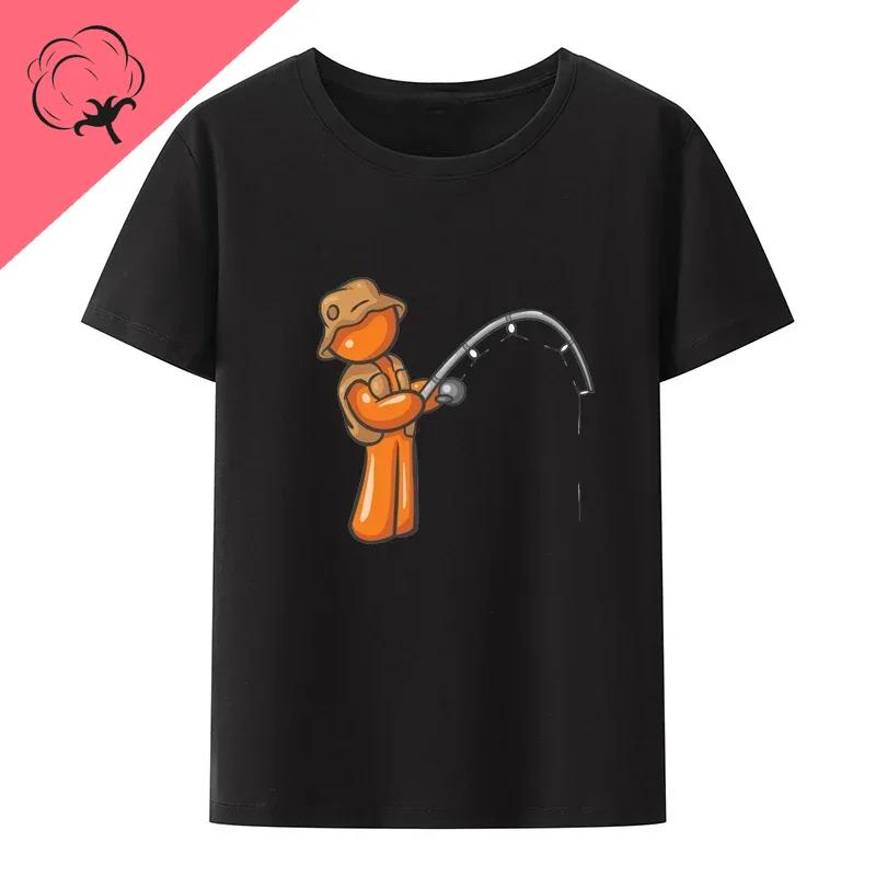 

Korda Inspired Tribute Men Casual T Shirts Cool Modal Short Sleeve Angling Fishing Fish Carp Leisure Camping Summer Oneck Tops 4XL
