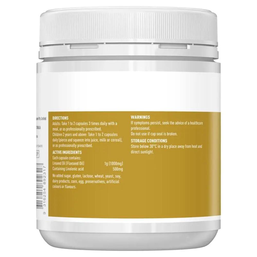 Healthy Care Super Flaxseed Oil 1000mg 200c X 6