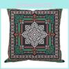Luxurious Ethnic Palace Style Plush Cushion Cover Set For Commercial Use