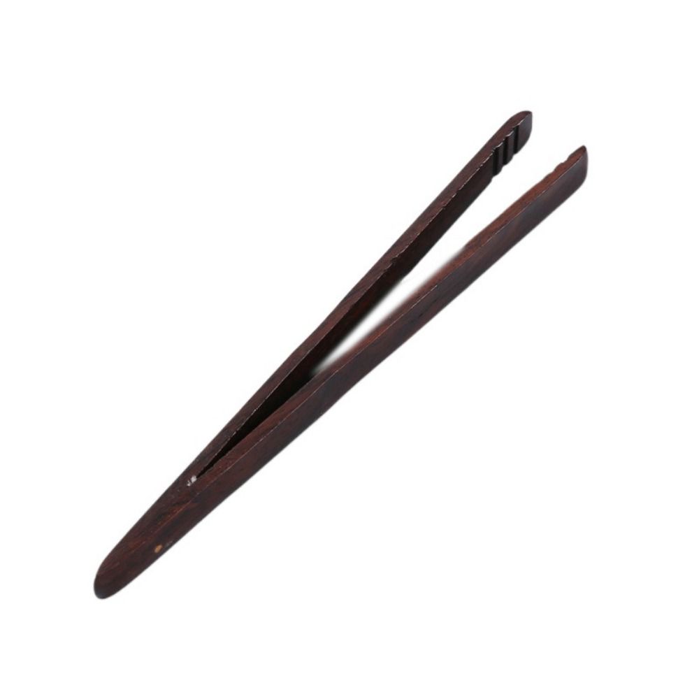 1PC Wood for Fruit Cake Candy Non-slip Reusable Bamboo Food Clip Bread Tongs Tea Clip Salad Tongs