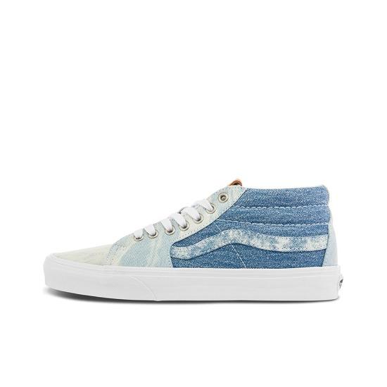 

Vans Sk8-Mid Washed Denim VN0A3WM3448 Men s Shoes New EU 34.5 джинсовий