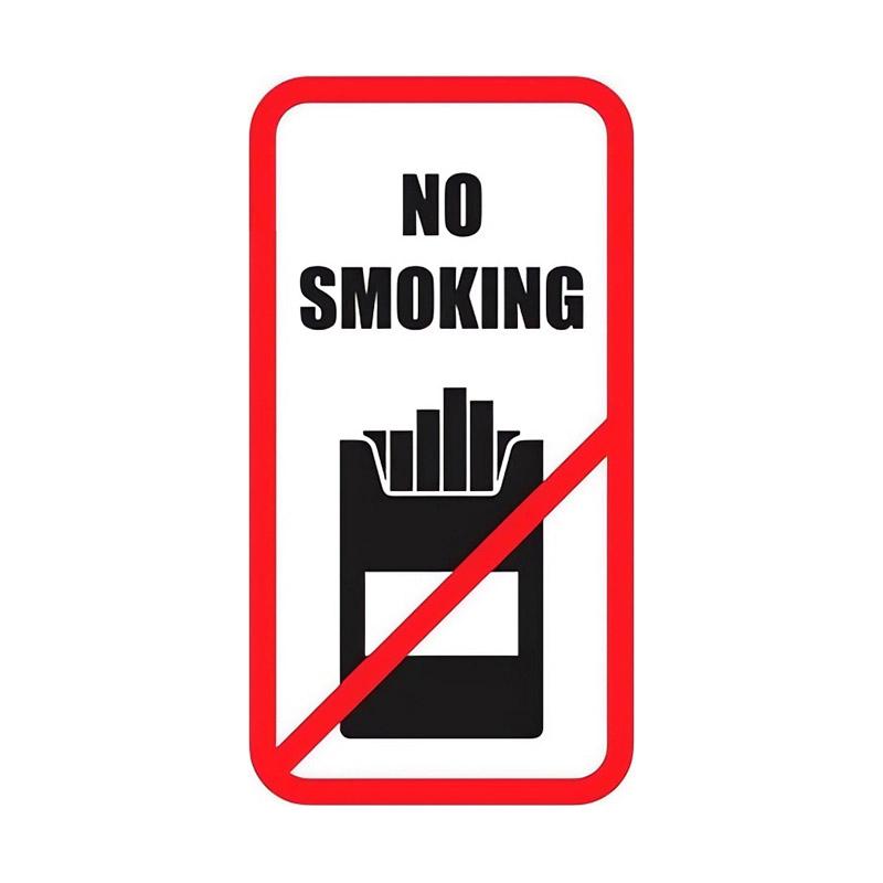 Prohibition Signs for Smoking Eating and Drinking Wall Stickers Door Bedroom Living Room Creative Waterproof Decoration Decals Sticker M231