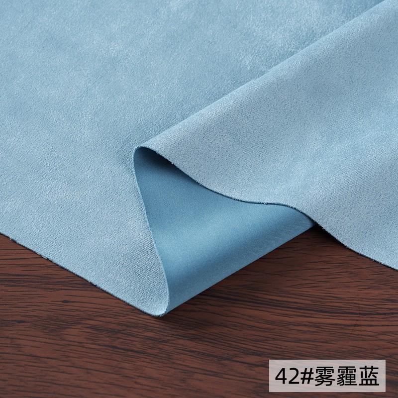 Suede Knitted Air Layer Fabric Brushed Elasticity High Quality Soft Smooth Delicate for Sewing Clothes 860g/m