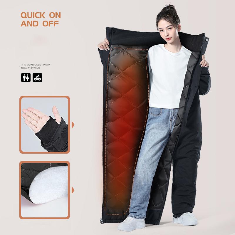Motorcycle Riding Winter Coldproof Clothing Winter Fashion Waist Designwarm Cotton Jumpsuit Thickened Waterproof Snowmobile Suit