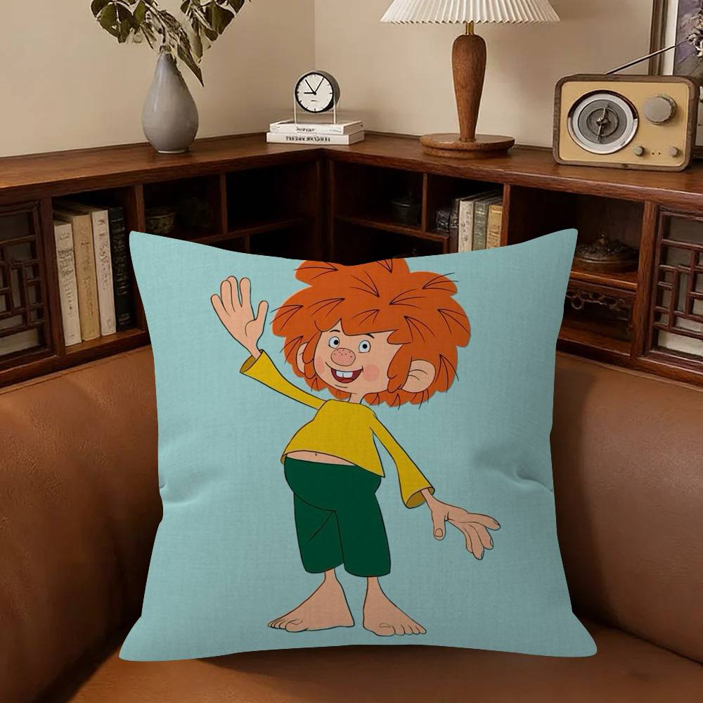 MMeister EEder und Sein PPumuckl Cushion Cover Polyester Sofa Cushions Decorative Throw Pillows Home Decoration Pillowcover