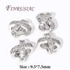 18K Gold Plated Metal Bead Separators For Bracelets,Weave Pattern Beads,Spacer Beads For Jewelry Making DIY Accessories