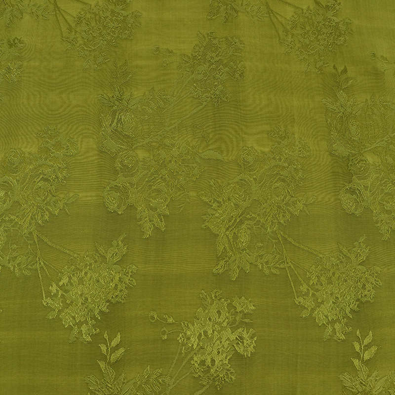 Rayon Jacquard Figured Cloth Solid Color Pattern DIY Fabric Artificial Cotton