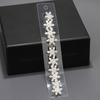European and American Style Snowflake Rhinestone Hair Clips for Adults and Children, Mini Hair Clips for Braided Hairstyles, Bridal Side Hair Clips