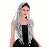 Fringed Lace Veil Shawl Tassel Style Veil Face-covering Headscarf Weddings Decoration Vintage
