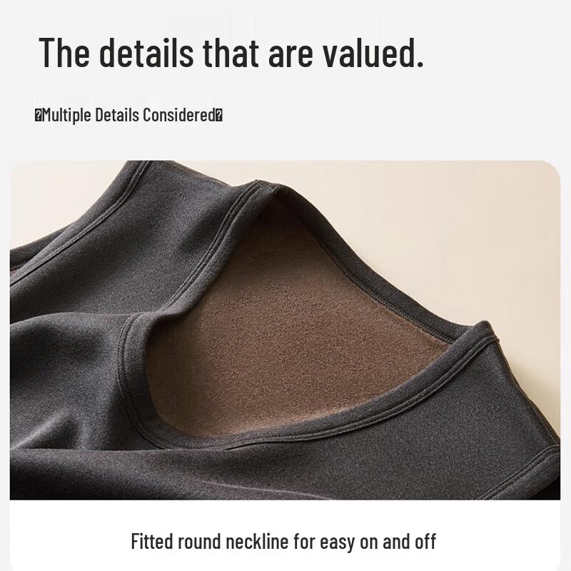 Langsha Men's Thickened Thermal Fleece Vest