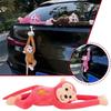Cute Monkey Car Decoration Multifunctional Quick-release Creative Hanging Animal Monkey Doll Pendant Home Car Accessories