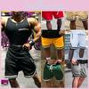 High-quality Mens Gym Shorts With Durable Polyester Material For Quarantine And Home Fashion