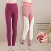 Milin Damen High-Waist Thermische Baumwollhose