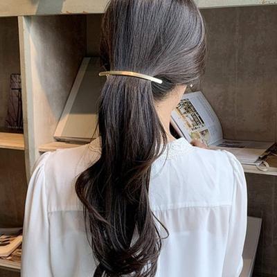 Normcore Doctrine Fashion Tie Ponytail Hairpin Metal Drawing