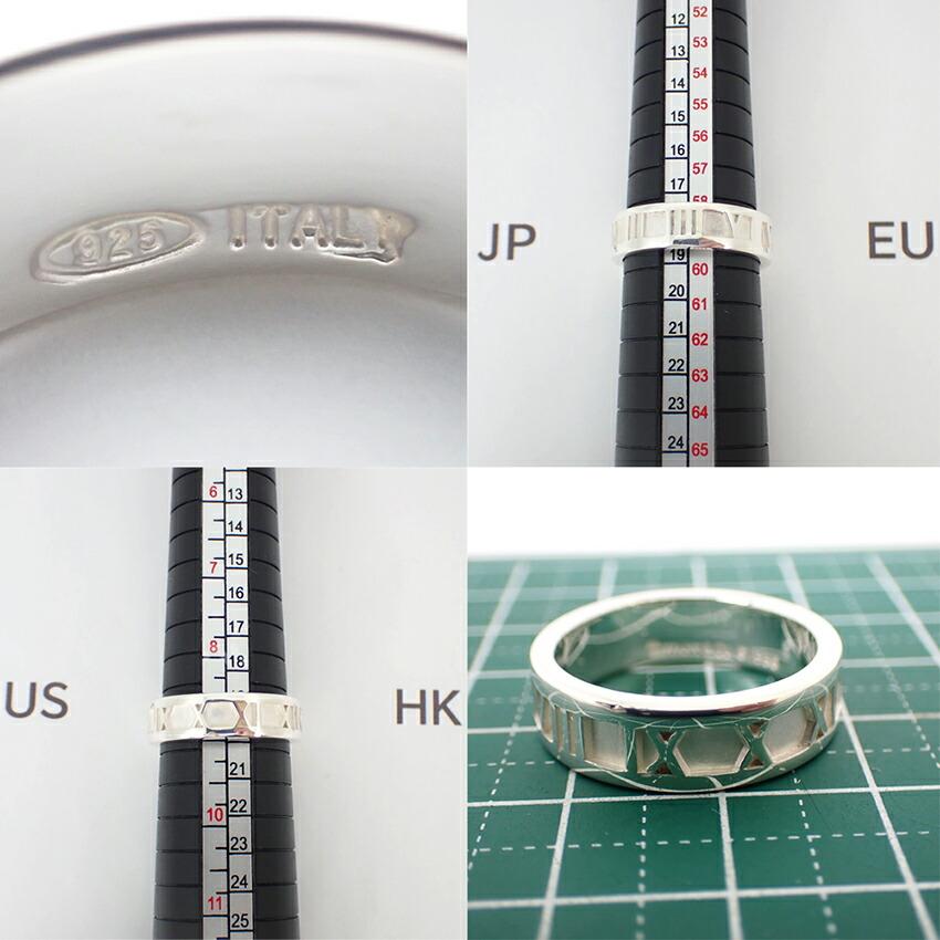 [Used] TIFFANY 925 Atlas Ring / Size 18 / J45-9