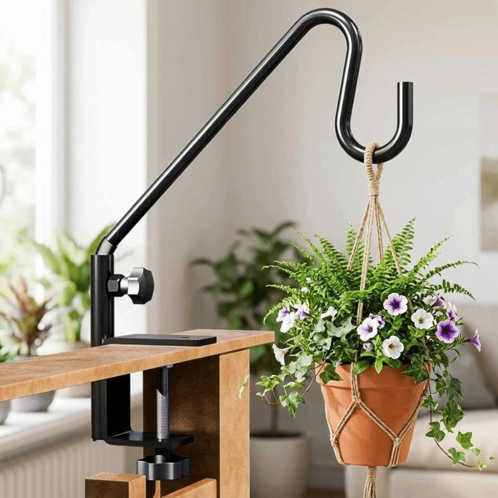 Adjustable Bird Feeders Hook Stainless Steel Plant Bracket Hook Extended Rail Hook  Outdoor