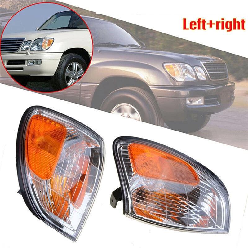 Powerful Turn Signal Lamp Car Front Corner Light Clear Yellow Parts For Lexus LX470 1998-2007