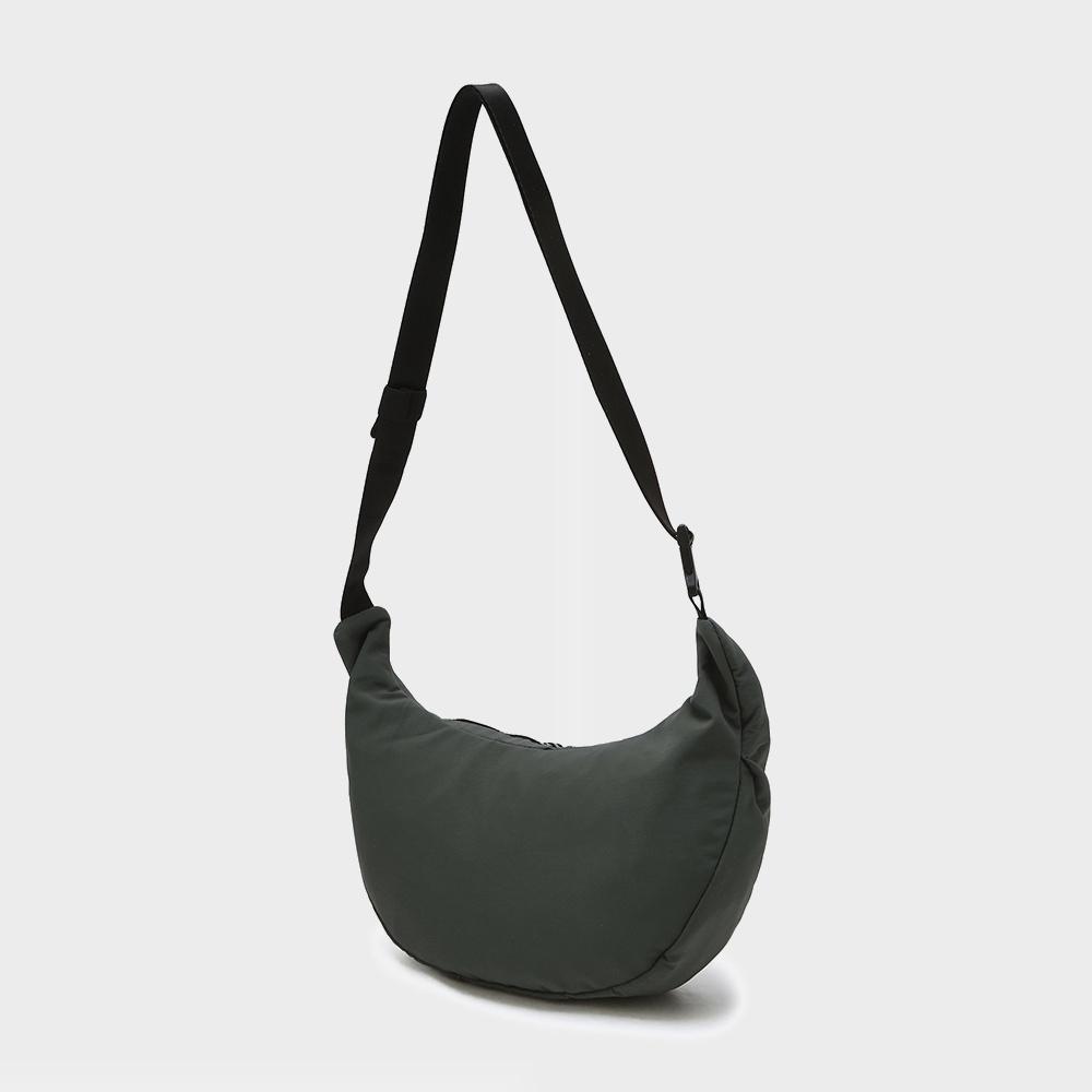 Reebok Vector Nylon Mini Hobo Bag   Charcoal