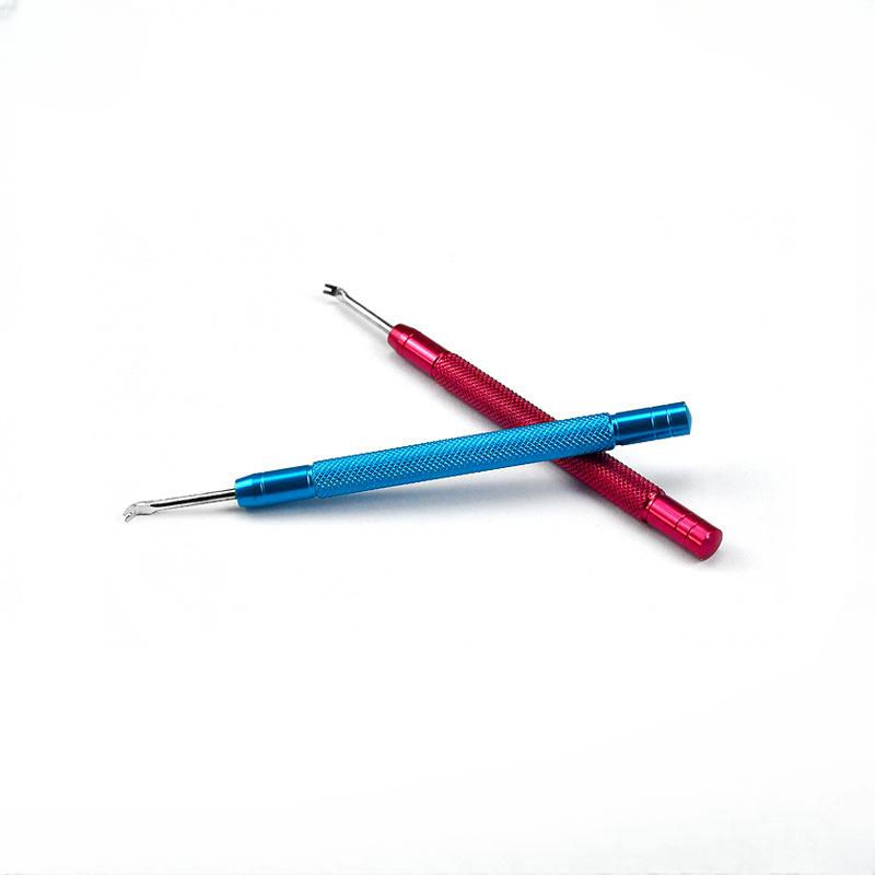 2pcs Aluminum Alloy Watch Hand Presser Watch Hour Minute Second Hand Pressing Setting Removing Watch Repair Tool for Watchmaker