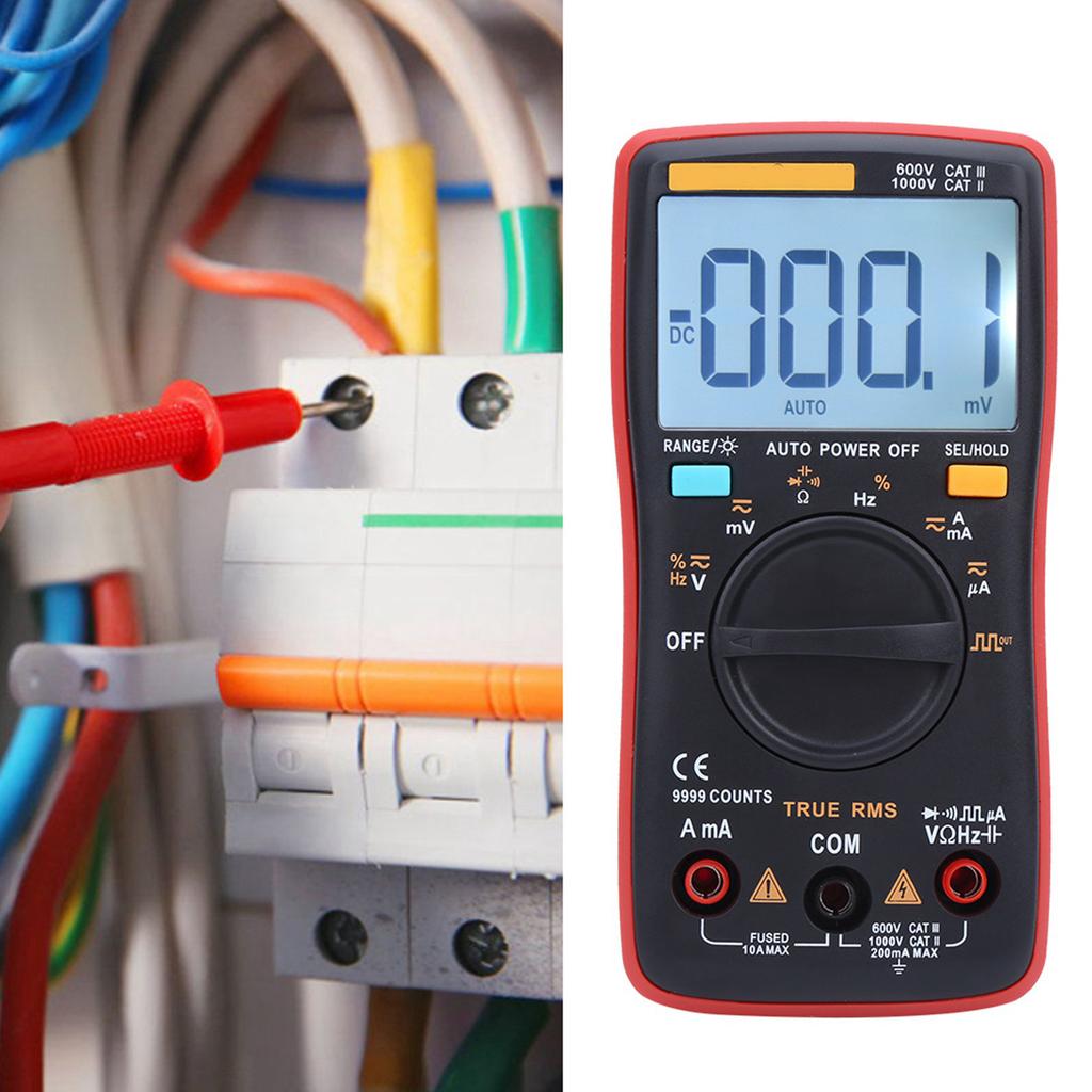 ZT109 Professional Digital Multimeter 9999 Count True RMS AC   DC Current Voltage Tester