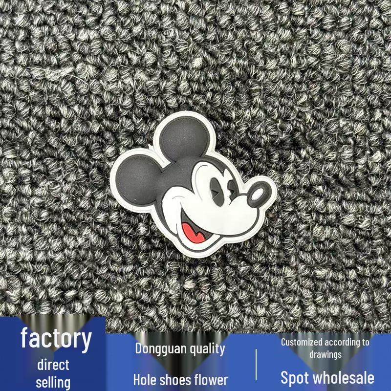 Mickey Mouse PVC Shoe Charms - Flower Style Accessories