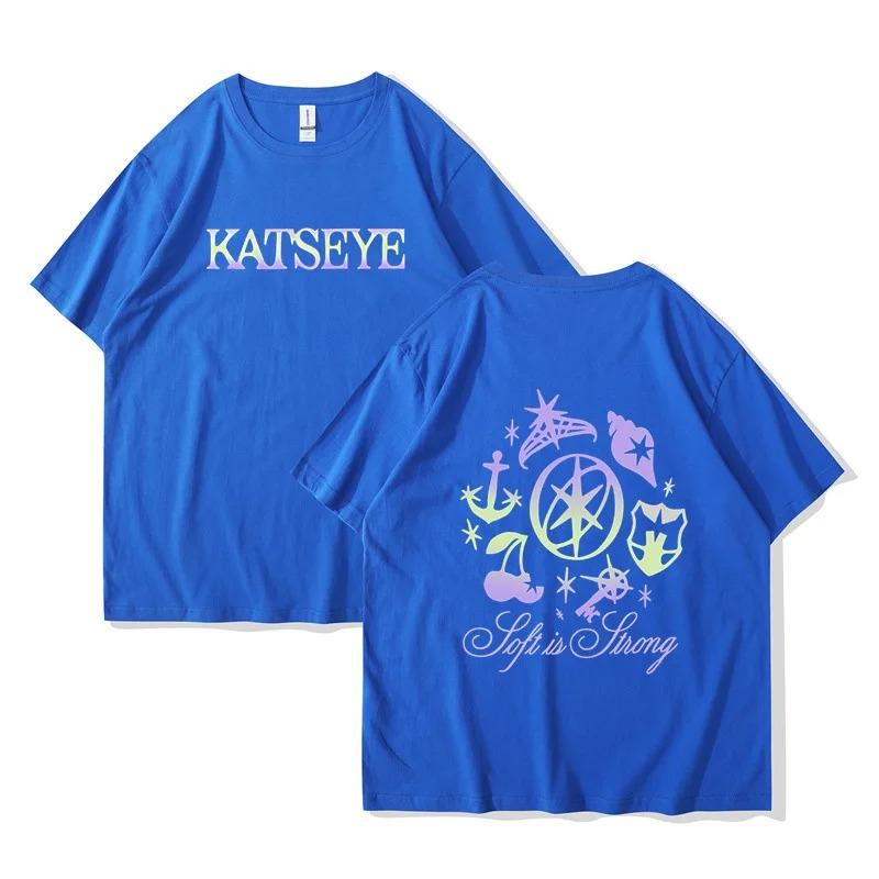 2026 Hot Katseye Funny Print T-shirt Women Men Casual Graphic Tees Tops Unisex Korean Style T Shirt Gothic Y2k Tshirt Clothes