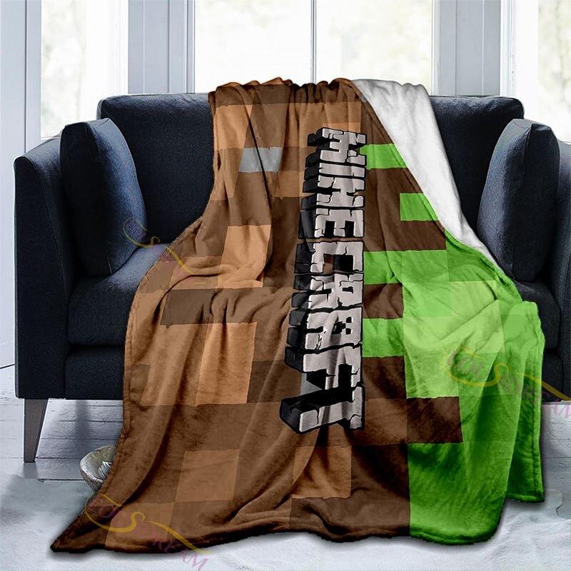 Zauberwürfel-Decke, Gamepad-Muster, warme weiche Flanell-Sofadecke, Nickerchen-Decke, Ganzjahresdecke für Erwachsene und Kinder, universell