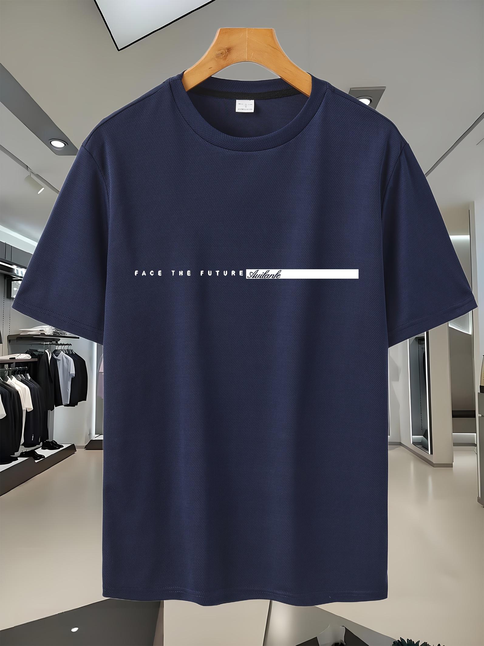 Breathable Mesh Running T-shirt -  Pace the Future  Print XXXXL