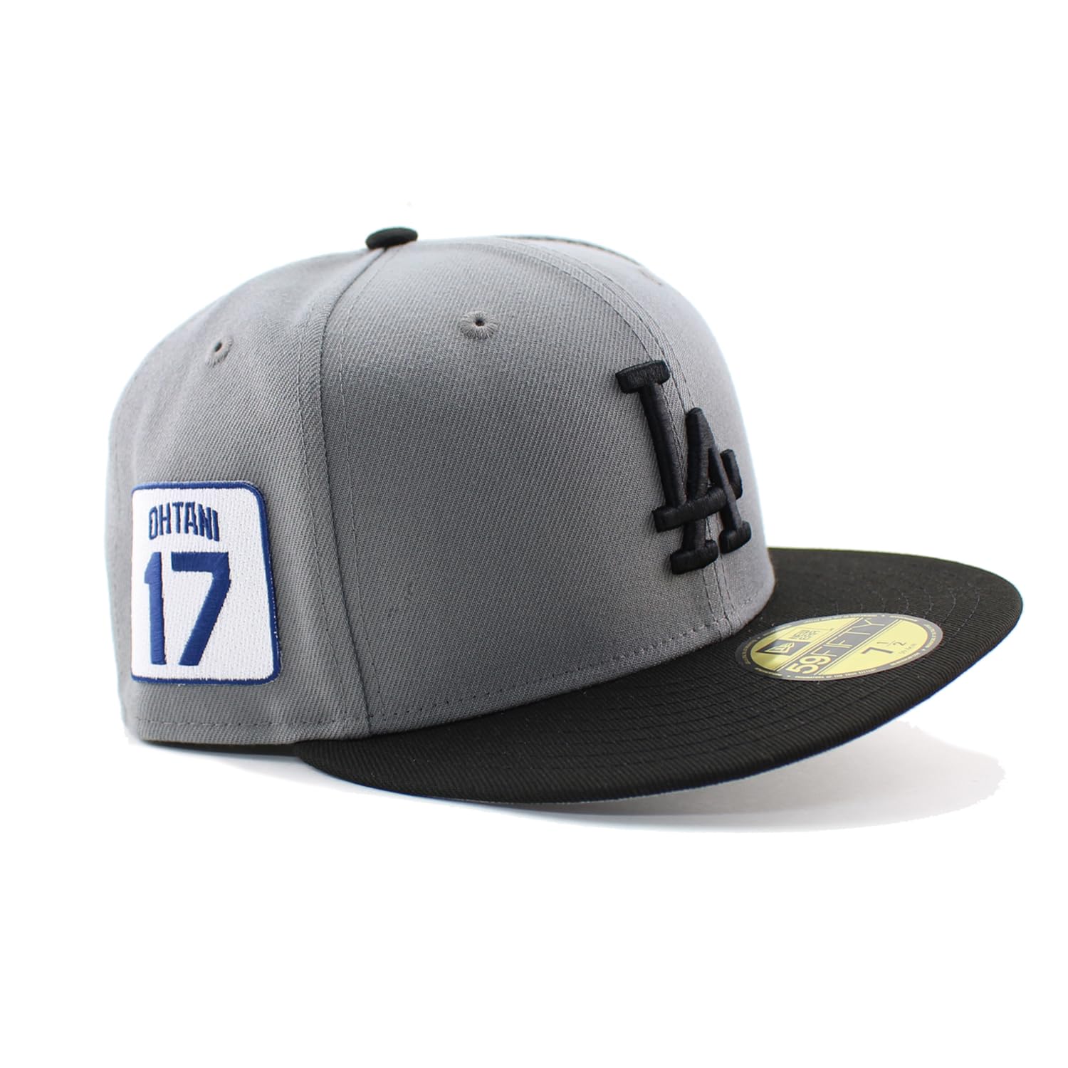 

Shohei Ohtani model New Era 59FIFTY Los Angeles Dodgers MLB TEAM-BASIC SHOHEI OHTANI NAME&NUMBER FITTED CAP LOS ANGELES DODGERS hat 5950 LA gray