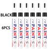 GuangNa 6/12 Pcs Colorful Permanent Paint Marker Waterproof Color Markers Tire Tread Rubber Fabric Paint Metal Paint White Pens