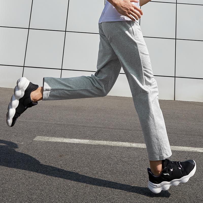 Li Ning Knitted Sweatpants Men's Gray AKLR147-3