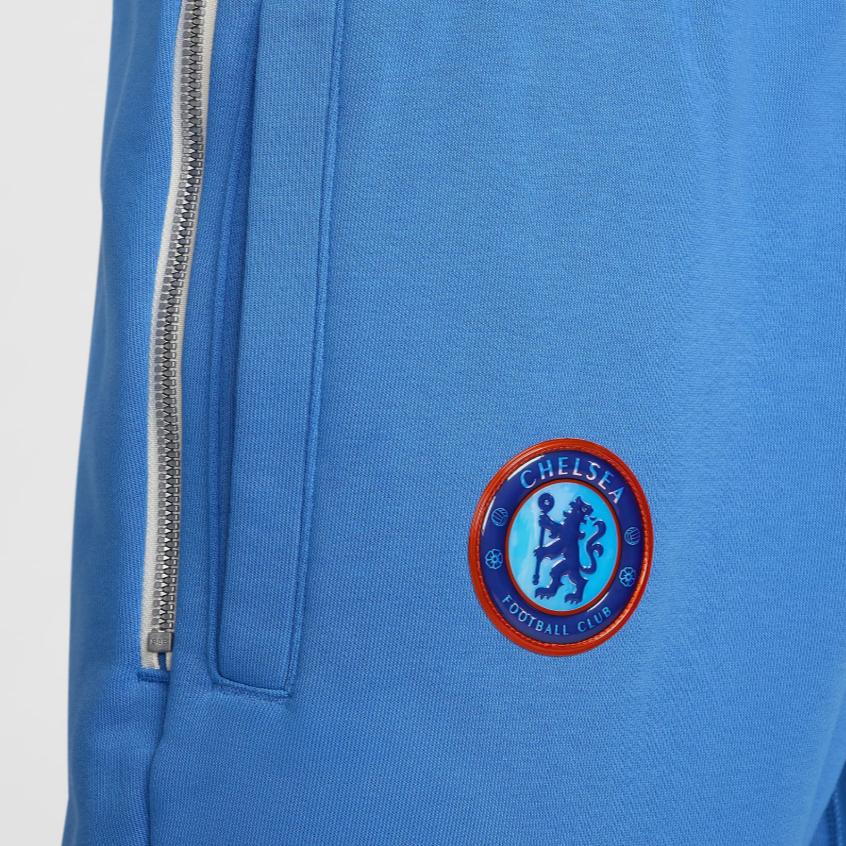 Nike Dri-Fit Chelsea Football Club Lace-Up Casual Sports Pants Men Bottoms Light-Photo-Blue FQ3075-435