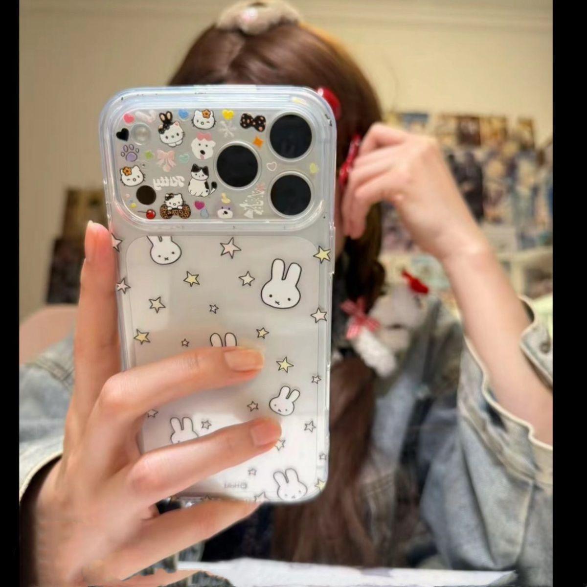 

Miffy Rabbit Soft Case for Apple 17 Pro Max, 16, 15, 14 Pro iPhone 17 Pro