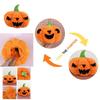 Adorable Reversible Pumpkin Plush Toy Perfect Halloween Gift Customizable Doll