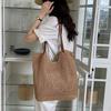 Yogodlns Casual Hollow Crochet Women Shoulder Bags Designer Handbags Woven Large Tote Bag Handmade Summer Beach Purses