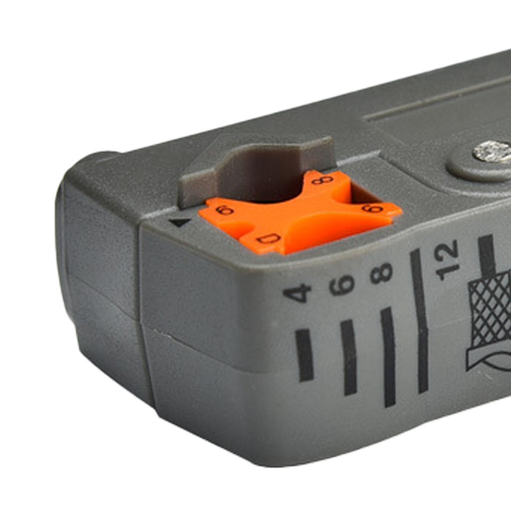 Koaxialkabelabisolierer Präzises Abisolieren Effizienter Komfortabler Griff Kunststoff-Drahtschneidwerkzeug