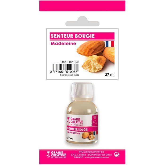 Bougie Parfumée - Graine Creative - Madeleine - 27ml - Personnalisable - Pour Adultes