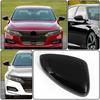 Right Mirror Cover Cap No-Turn Signal For 2018 19- Honda Accord Black Gloss