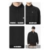 Amerikanischer Vintage Halbzip Stehkragen Herren Langarm Lockerer Pullover Sweatshirt