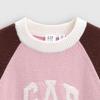 Gap Girls' Letter Logo Color-Block Raglan Knit Top