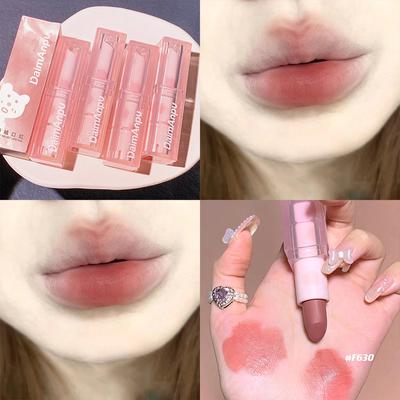 Milk Velvet Lipstick Smooth Long Lasting Red Tint Balm Lip Gloss Easy To Wear Waterproof Lip Mud Moisturizing Glaze Makeup Cute