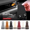 Car Seat Hook Headrest Hanger Two Head Seat Back Organizer Hook For C5 C1 C2 C6 C4L DS3 DS4 DS5 C-Elysee Grand Berlingo
