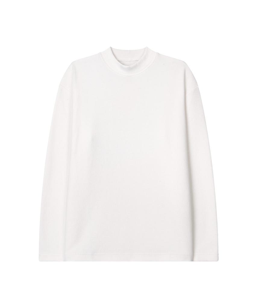 DRAW FIT Mock Neck Knit T-Shirt [9 Colors] (B Type)