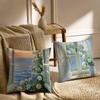 Painting Style Cushion Cover Pillowcase Anti-Dustmite Living Room Sofa Decor Cushion Room