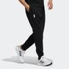 adidas Solid Color Small Logo Track Pants Men Bottoms Black H39255