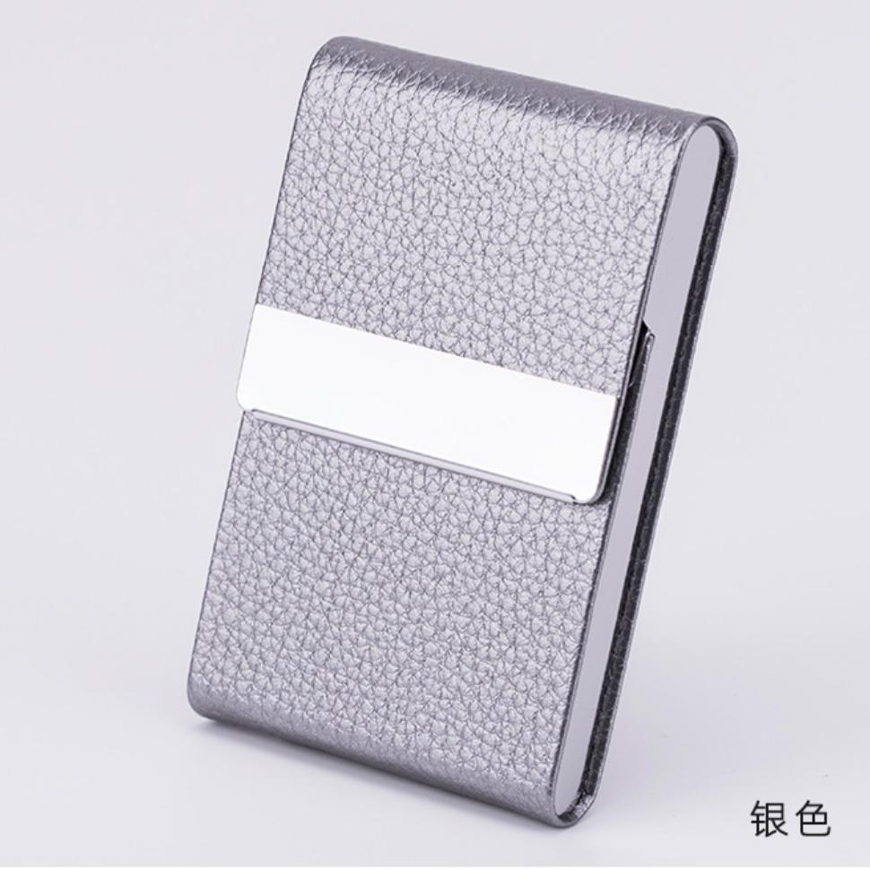 Business Fashionable Cigarette Box Portable 7 pack Leather flip up Smoking Holder Cigarette case Women Men Birthday gift